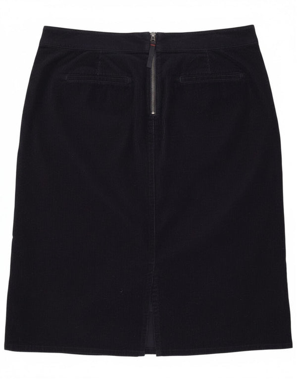 Женская вельветовая юбка Boden UK 18 XL W38 Темно-синяя хлопковая