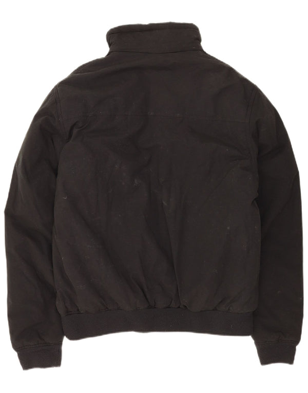 Мужская ветровка ASICS UK 40, большая черная хлопковая куртка