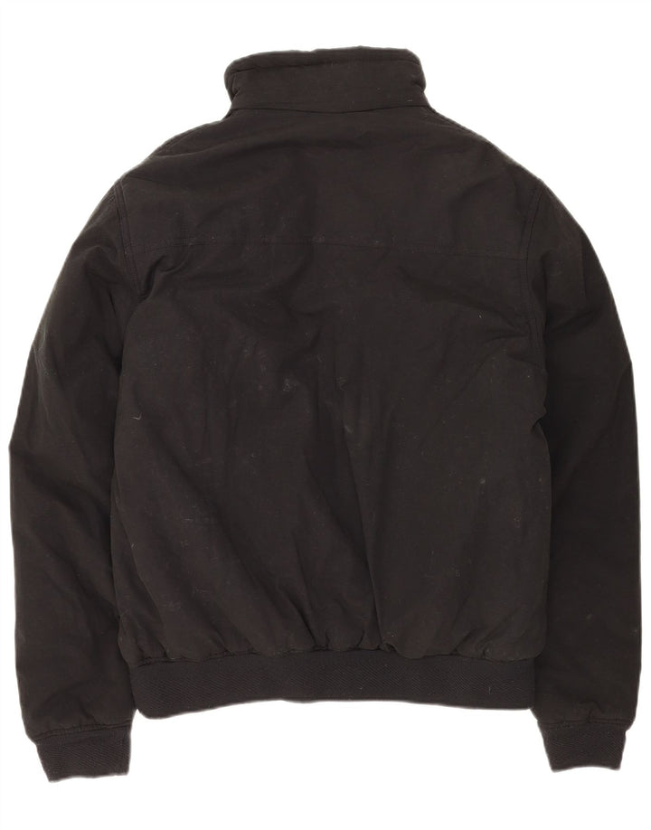 Мужская ветровка ASICS UK 40, большая черная хлопковая куртка