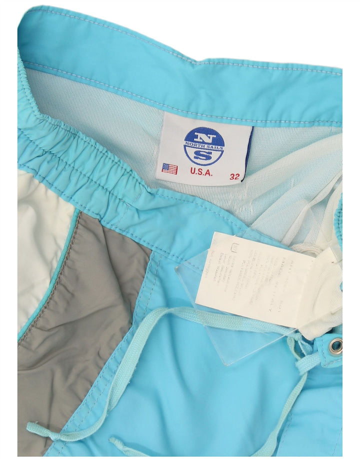 Мужские шорты для плавания North Sails, синие, полиамид с цветными блоками