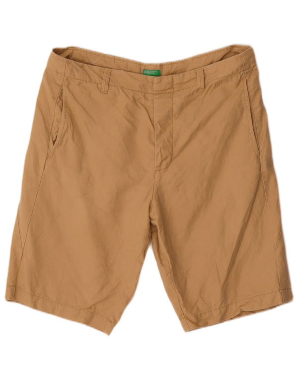 Мужские шорты чинос Benetton IT 48 Medium W34 Бежевые, хлопок