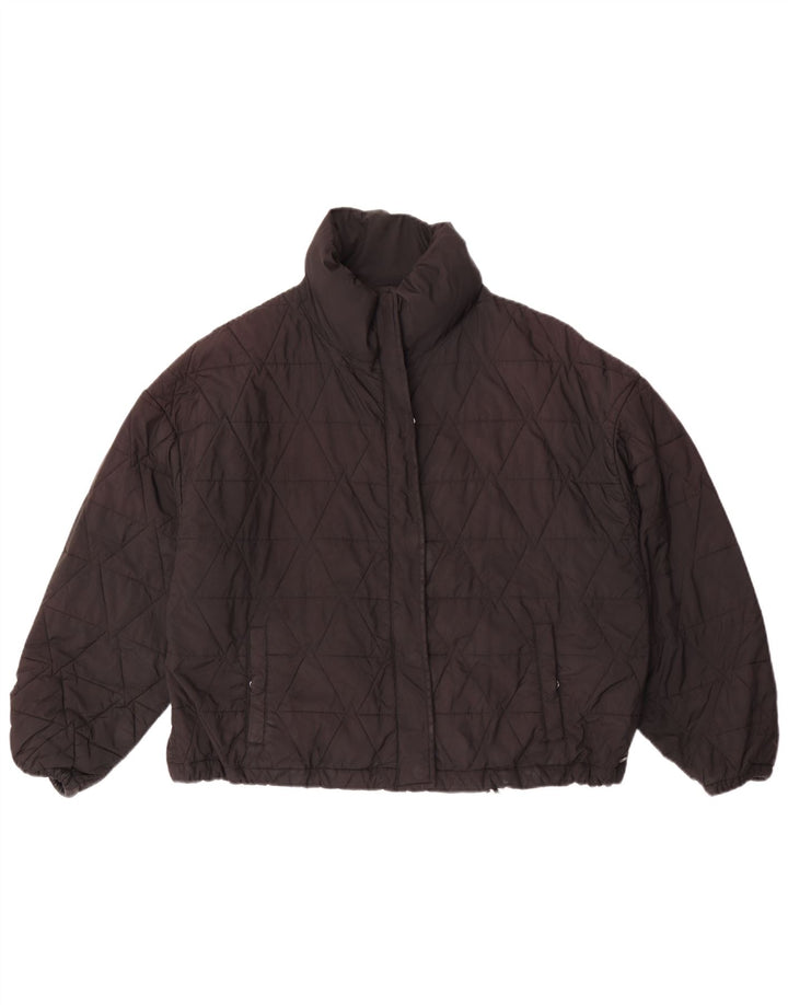Женская стеганая куртка оверсайз Scotch & Soda UK 10, маленький черный полиэстер