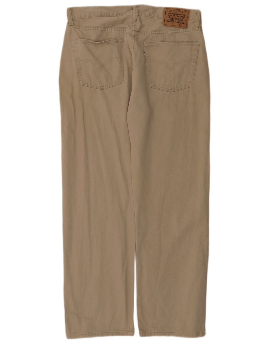 Мужские прямые джинсы Levi's 551 W36 L30, бежевый хлопок
