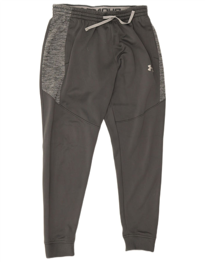 Мужские спортивные брюки Under Armour Cold Gear, брюки для бега, средние серые в крапинку
