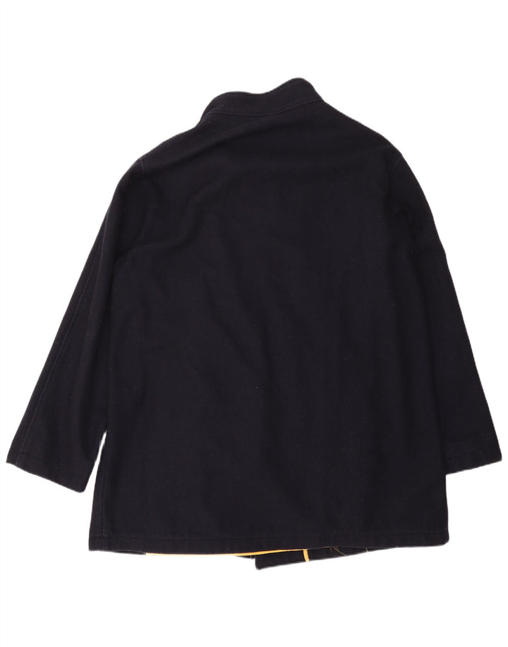 MARINA YACHTING Мужское двубортное пальто IT 56 3XL Темно-синий Шерстяной