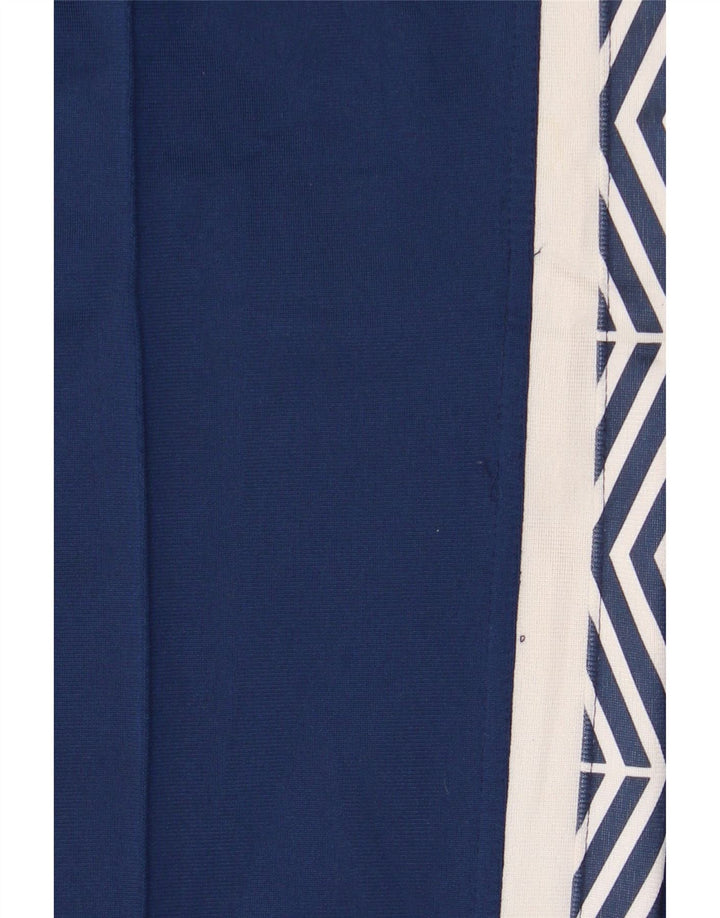 UMBRO Мужские спортивные брюки с графическим рисунком XL, темно-синие, полиэстер с цветными блоками