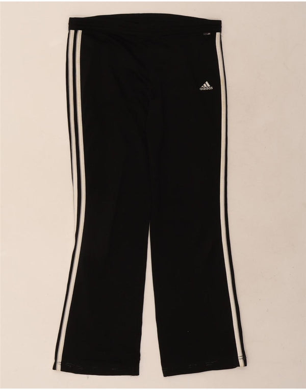 Женские спортивные брюки Adidas UK 8, маленькие черные из полиэстера