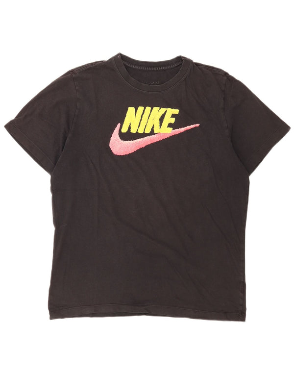 Женская футболка с рисунком Nike Top UK 14, большая черная