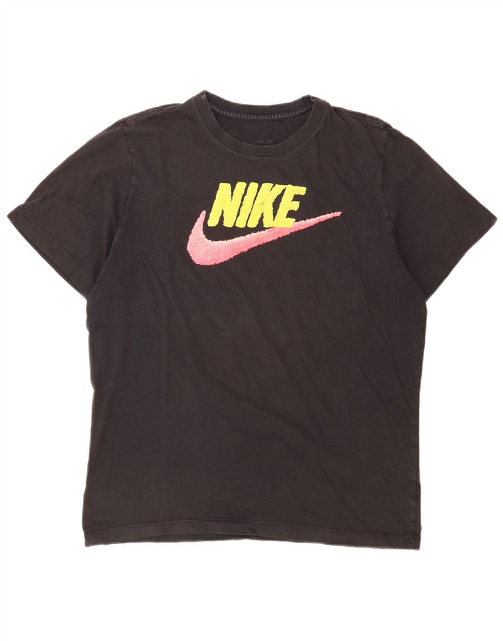 Женская футболка с рисунком Nike Top UK 14, большая черная