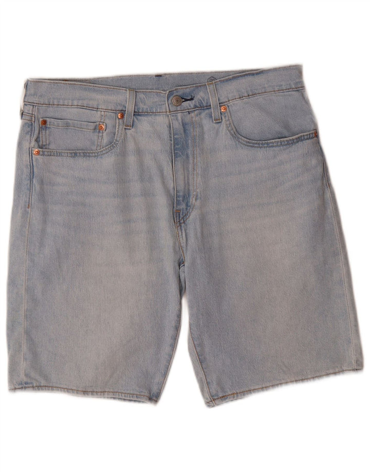 Мужские джинсовые шорты Levi's 405 W34, большие синие, хлопок