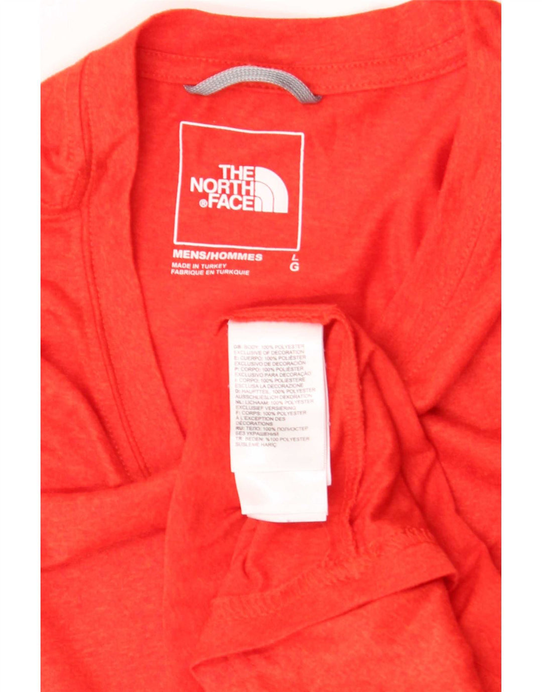 Мужская футболка The North Face, большой красный полиэстер