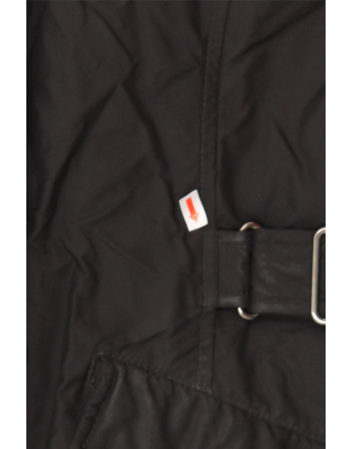 REFRIGIWEAR Womens Windbreaker Coat IT 50 XL Black Nylon Vintage Refrigiwear and Second-Hand Refrigiwear from Messina Hembry 