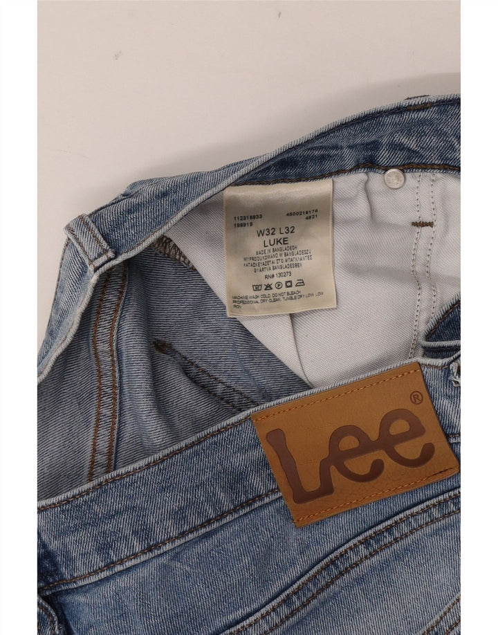 Мужские джинсы Lee Luke Slim W32 L32, синий хлопок