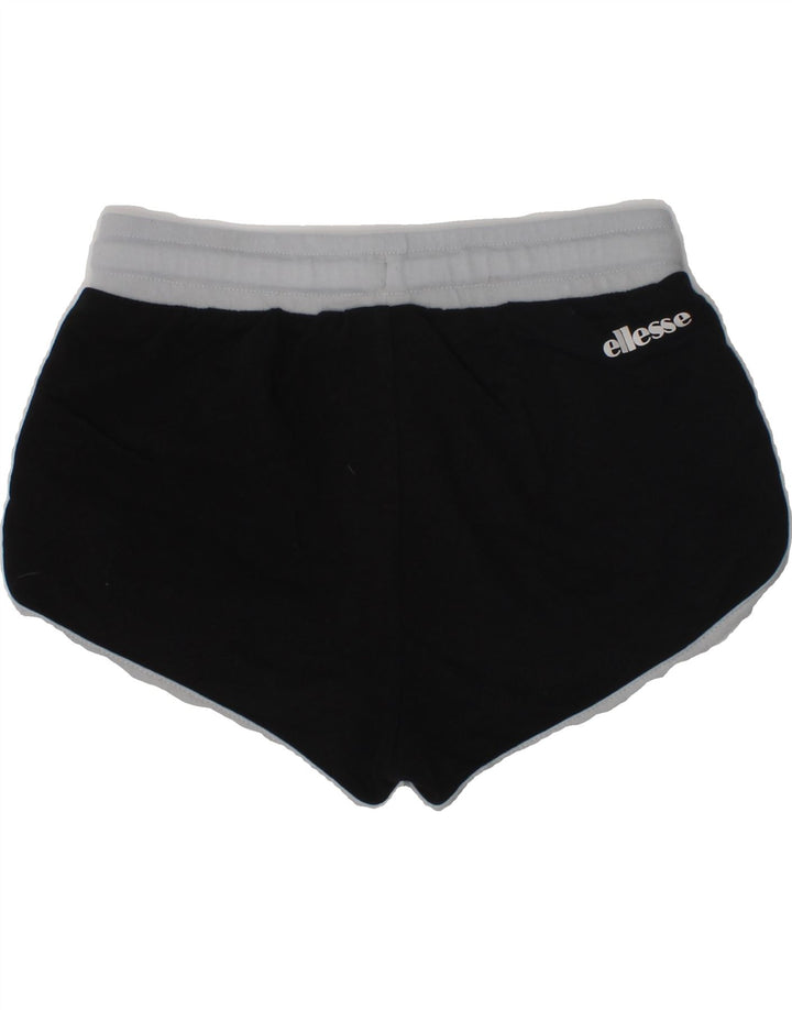 ELLESSE Girls Sport Shorts 7-8 Years Black Cotton | Vintage Ellesse | Thrift | Second-Hand Ellesse | Used Clothing | Messina Hembry 