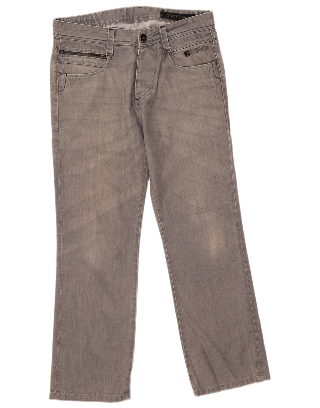 Джинсы мужские прямые Jack & Jones W33 L29 серые