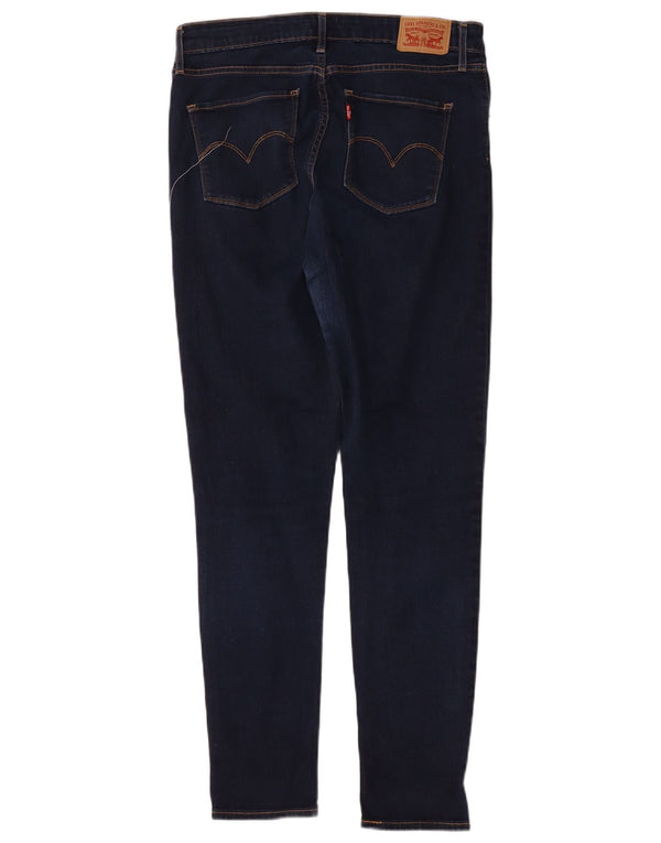 Женские джинсы скинни Levi's 721 с высокой посадкой W31 L30 Темно-синие, хлопок