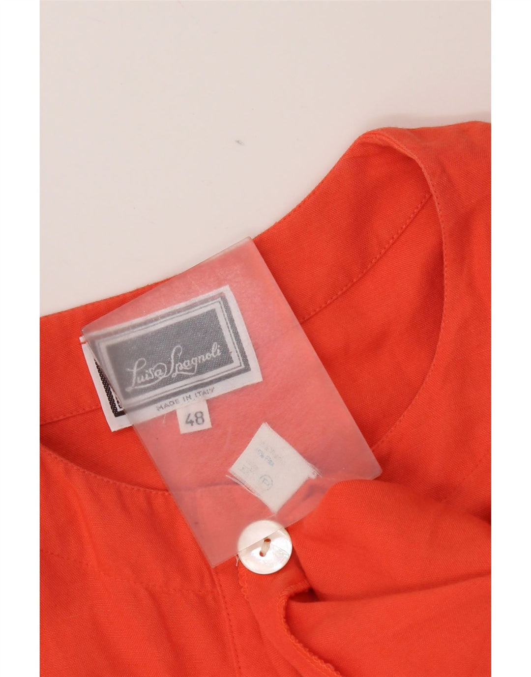 Женское платье прямого кроя Luisa Spagnoli IT 48 XL Оранжевое