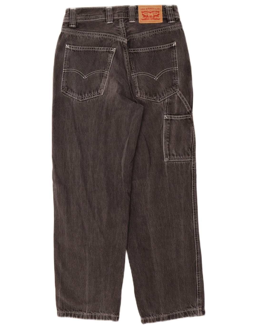 Женские зауженные джинсы-карго Levi's W25 L26, серый хлопок