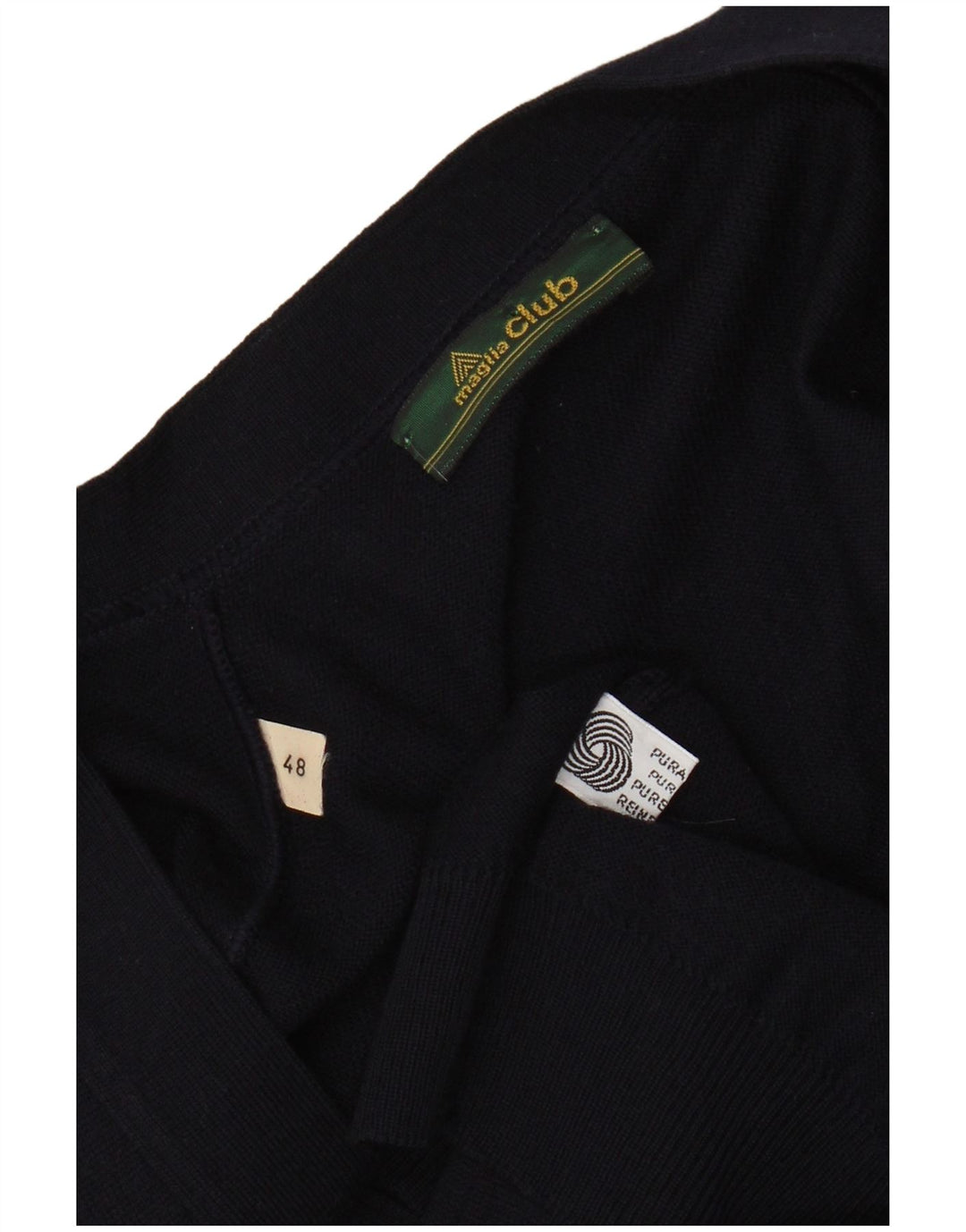 Мужской кардиган без рукавов MAGLIA CLUB IT 48 Medium Navy Blue Wool