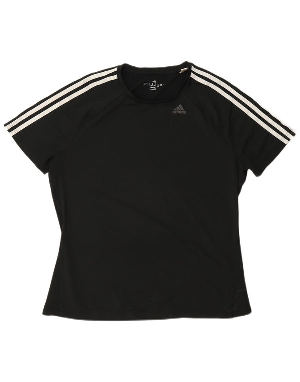 Женская футболка Adidas Climalite Top UK 20/22 XL, черный полиэстер