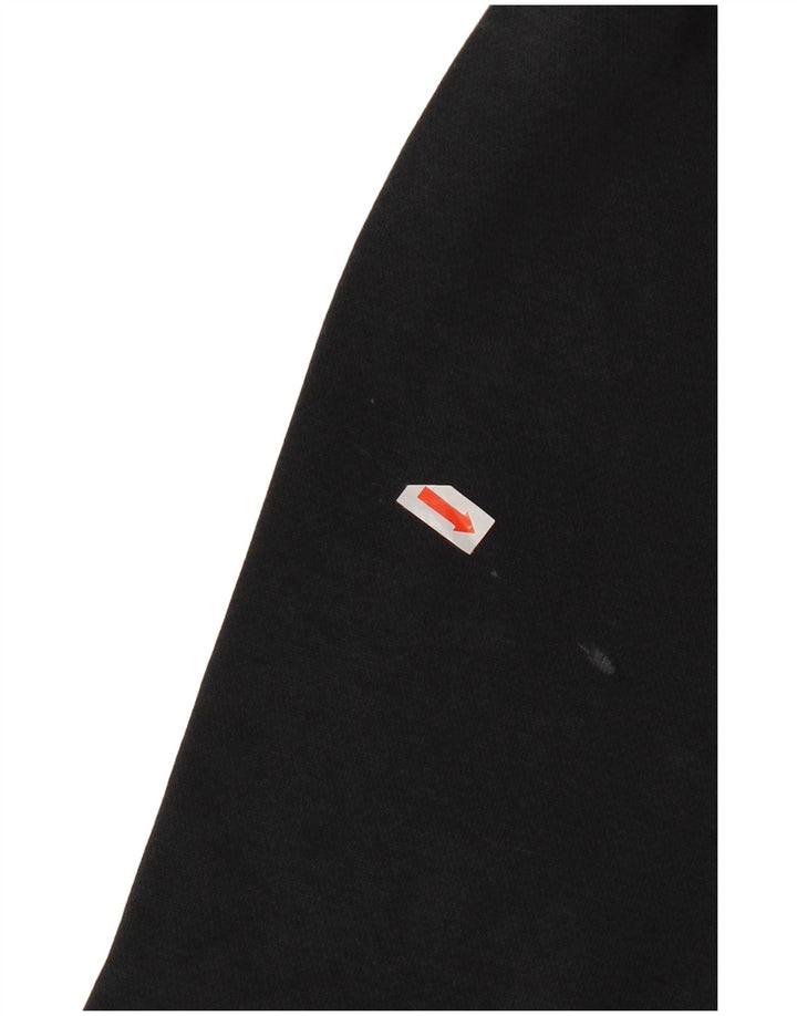 Женский свитер оверсайз Nike UK 10, маленький черный хлопковый