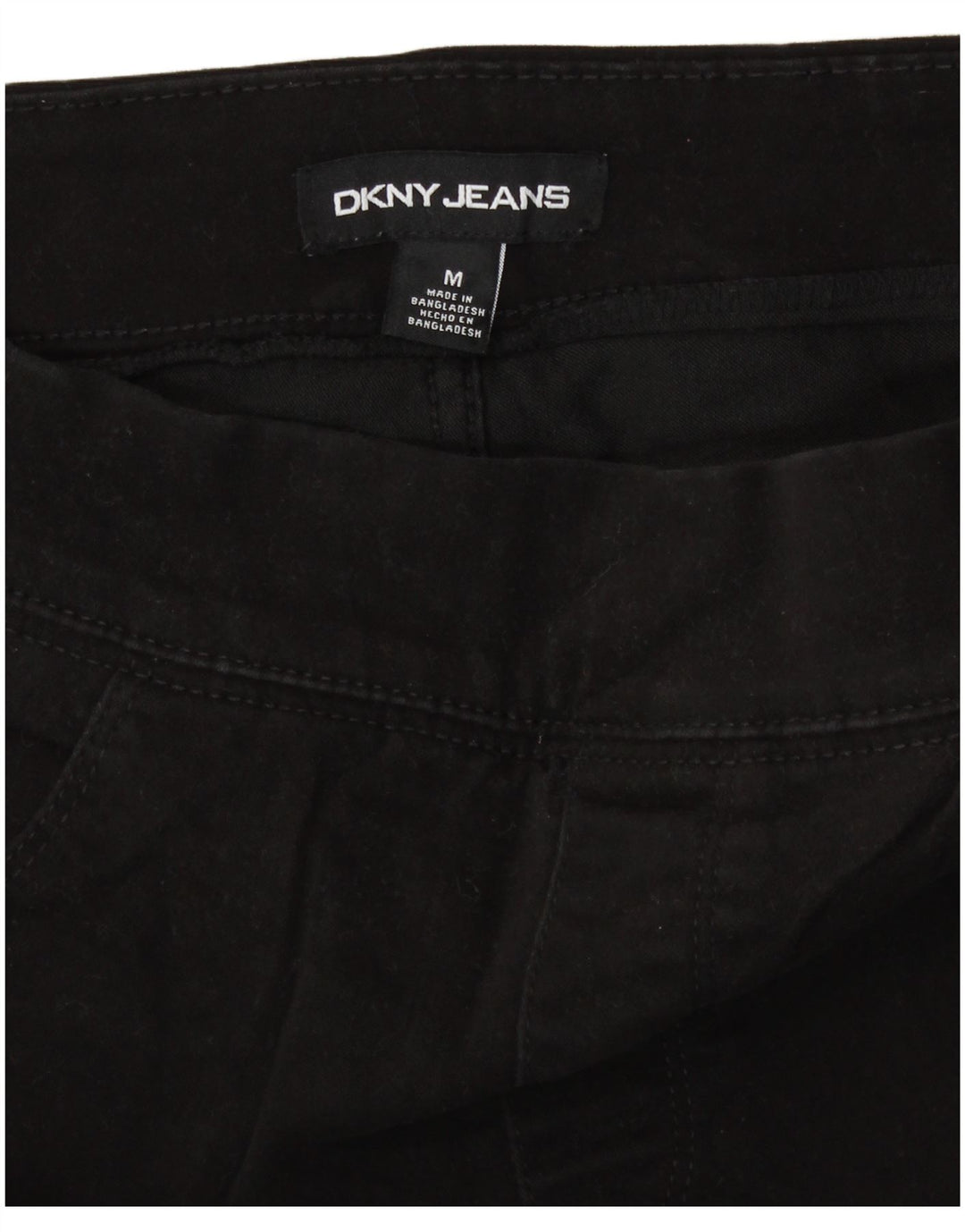 Женские джинсовые шорты Dkny Medium W30, черные, хлопок