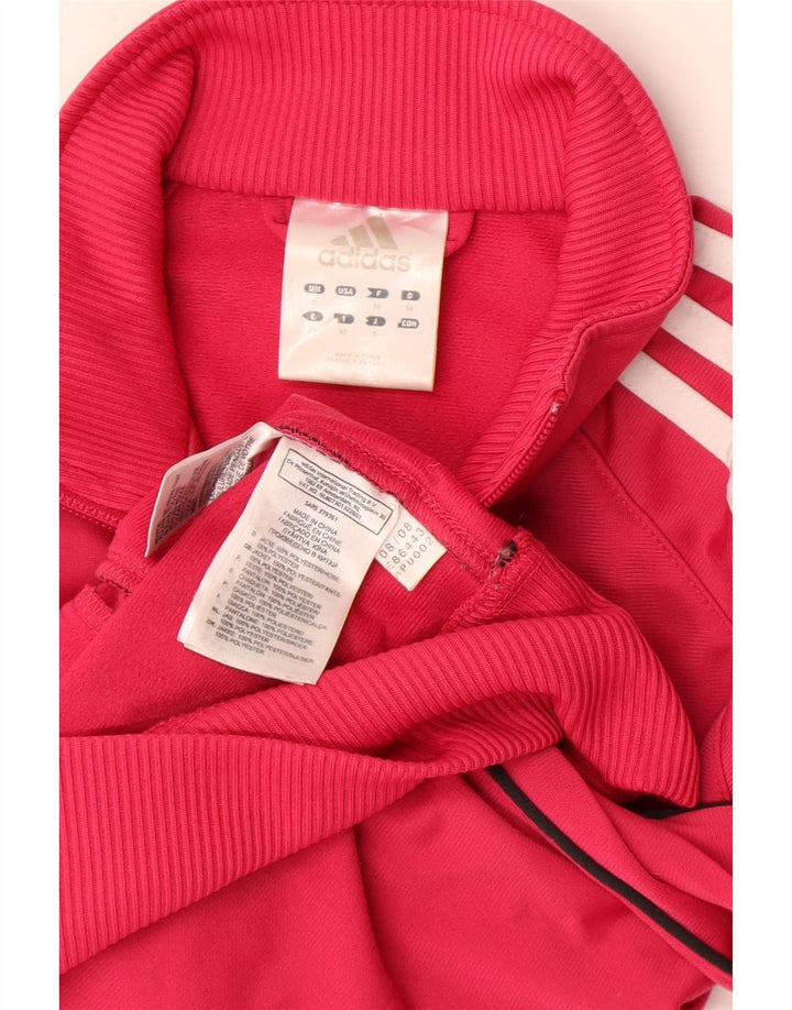 Женский спортивный костюм Adidas Top Jacket UK 8, маленький розовый полиэстер