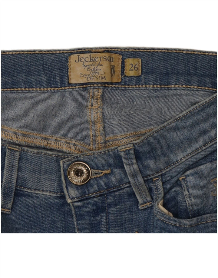Женские джинсы Bootcut Jeckerson W26 L31 синие, хлопок