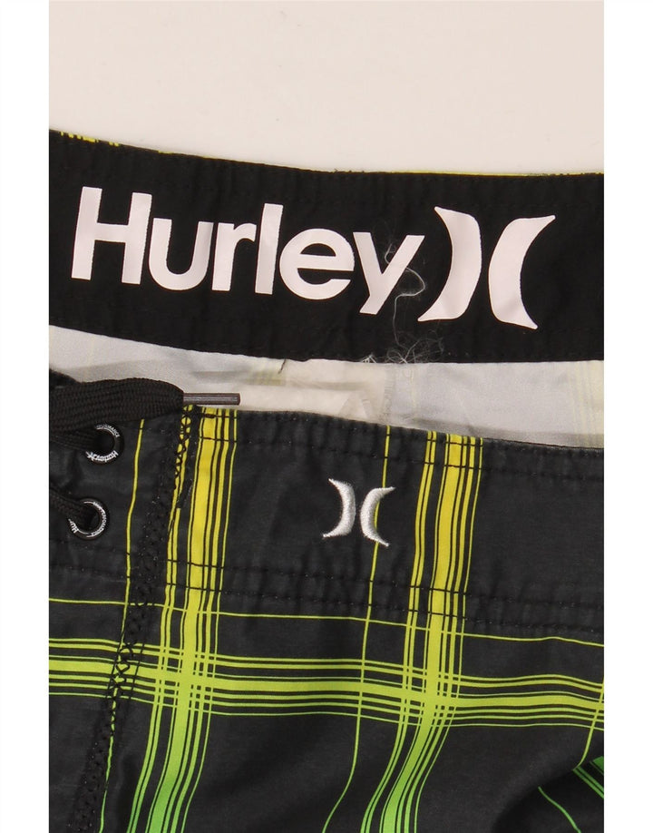 Мужские шорты для плавания Hurley XL в разноцветную клетку