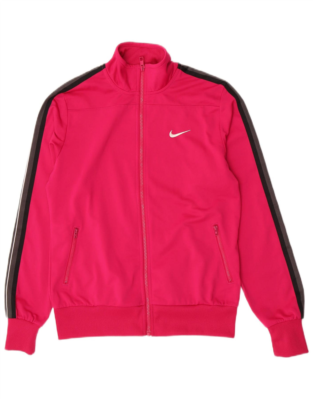 Женский спортивный костюм Nike UK 14, большой розовый полиэстер с цветными блоками