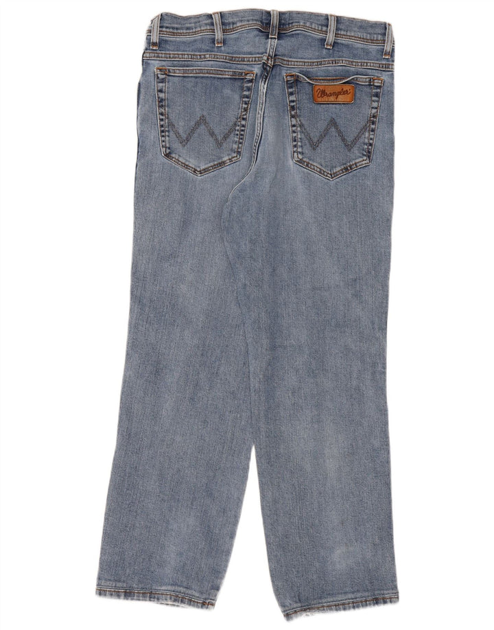 Мужские прямые джинсы Wrangler Texas W36 L29, синий хлопок