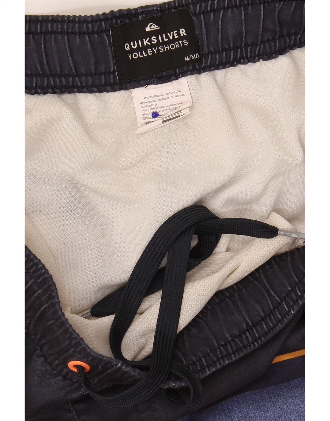 Мужские шорты для плавания Quiksilver с рисунком, средние, разноцветные в полоску