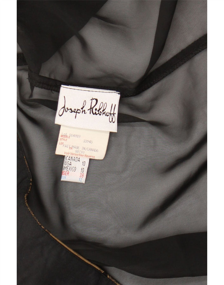 Женский кардиган Joseph Ribkoff UK 12, средний черный, цветной блок