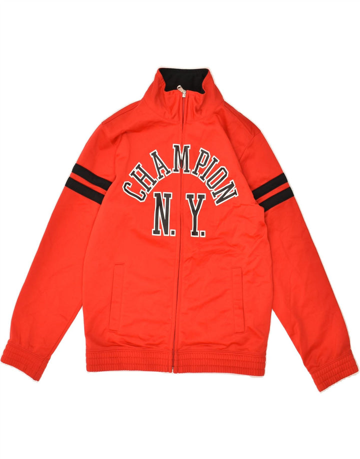 CHAMPION Boys Graphic Tracksuit Top Jacket 9-10 Years Medium  Red | Vintage Champion | Thrift | Second-Hand Champion | Used Clothing | Messina Hembry 