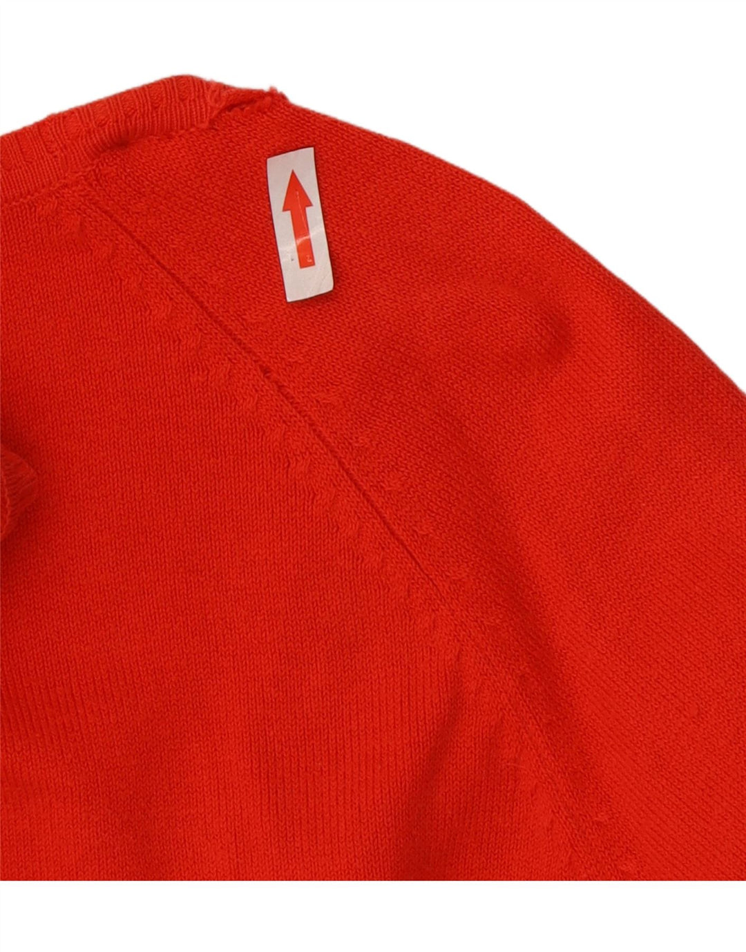 Женский кардиган Zara UK 12, хлопковый средний красный цвет