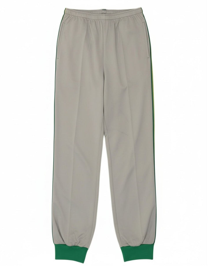VINTAGE Mens Tracksuit Trousers Joggers Medium Grey