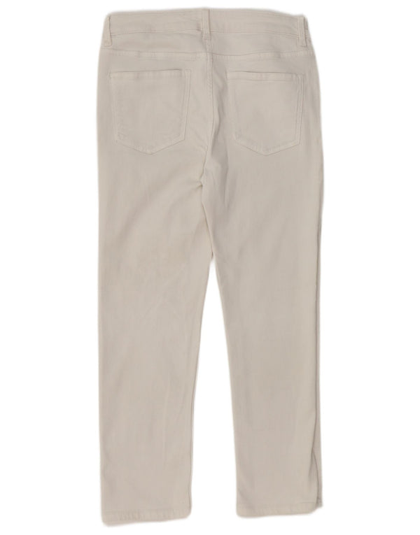 Женские прямые джинсы Marks & Spencer The Sienna UK 12, средние W30 L26, белые