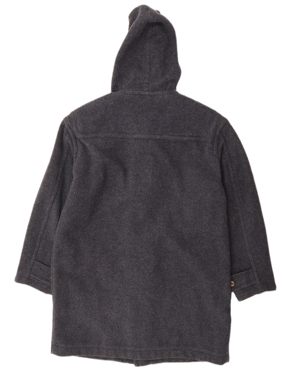 Мужской дафлкот Stefanel с капюшоном UK 38 Medium Blue Wool