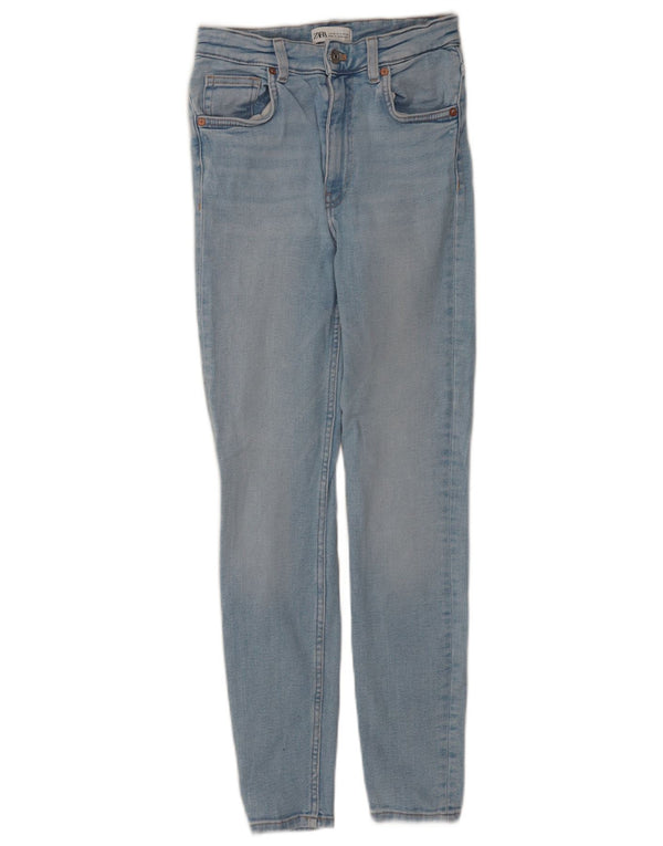 Женские джинсы скинни Zara EU 36 XS W26 L28 синие