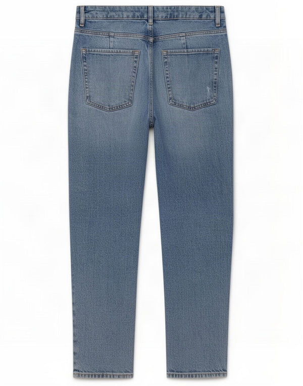 Женские зауженные джинсы с высокой талией Marks & Spencer UK 12 Medium W28 L27 Синий