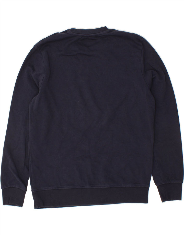 JACK & JONES Mens Sweatshirt Jumper Large Navy Blue Cotton Vintage Jack & Jones and Second-Hand Jack & Jones from Messina Hembry 