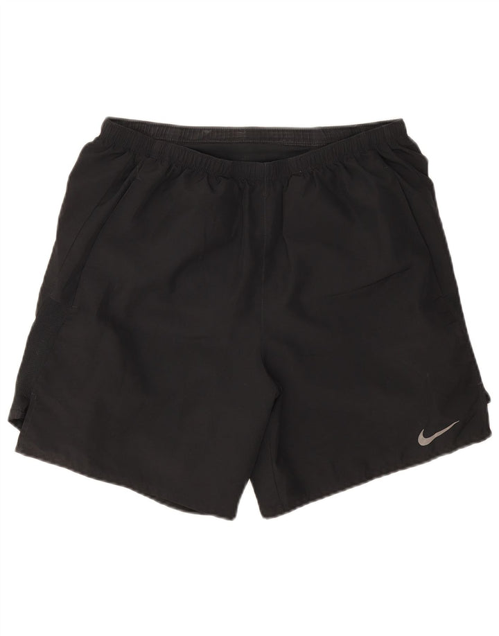 Мужские спортивные шорты Nike Dri Fit, средний черный полиэстер
