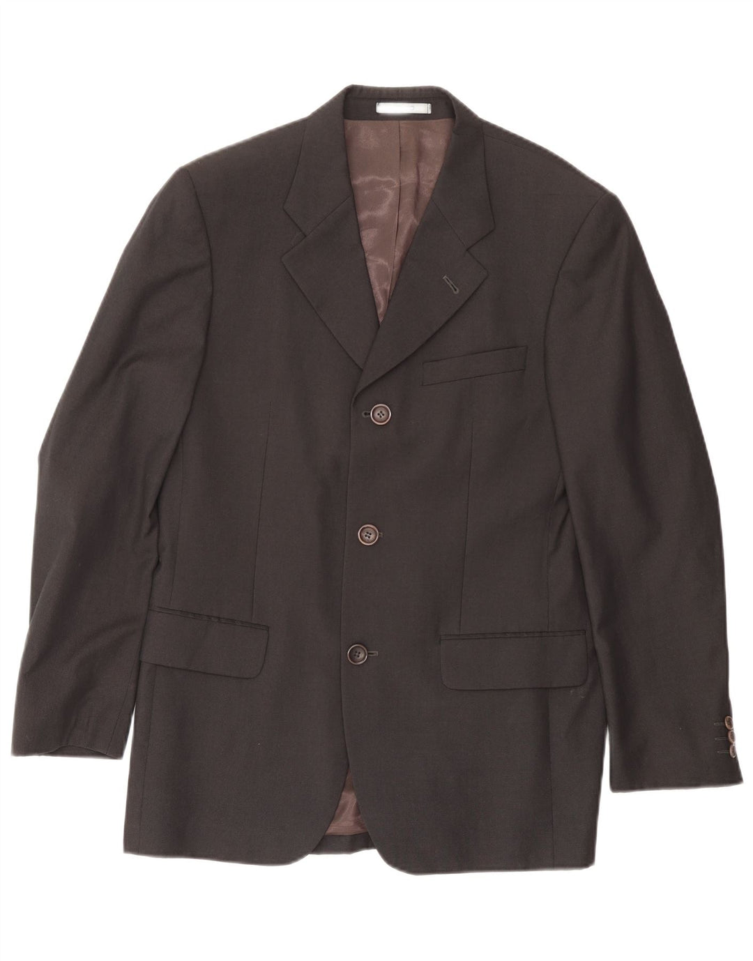 Мужской пиджак KENZO на 3 пуговицах IT 48, средний темно-синий, шерсть