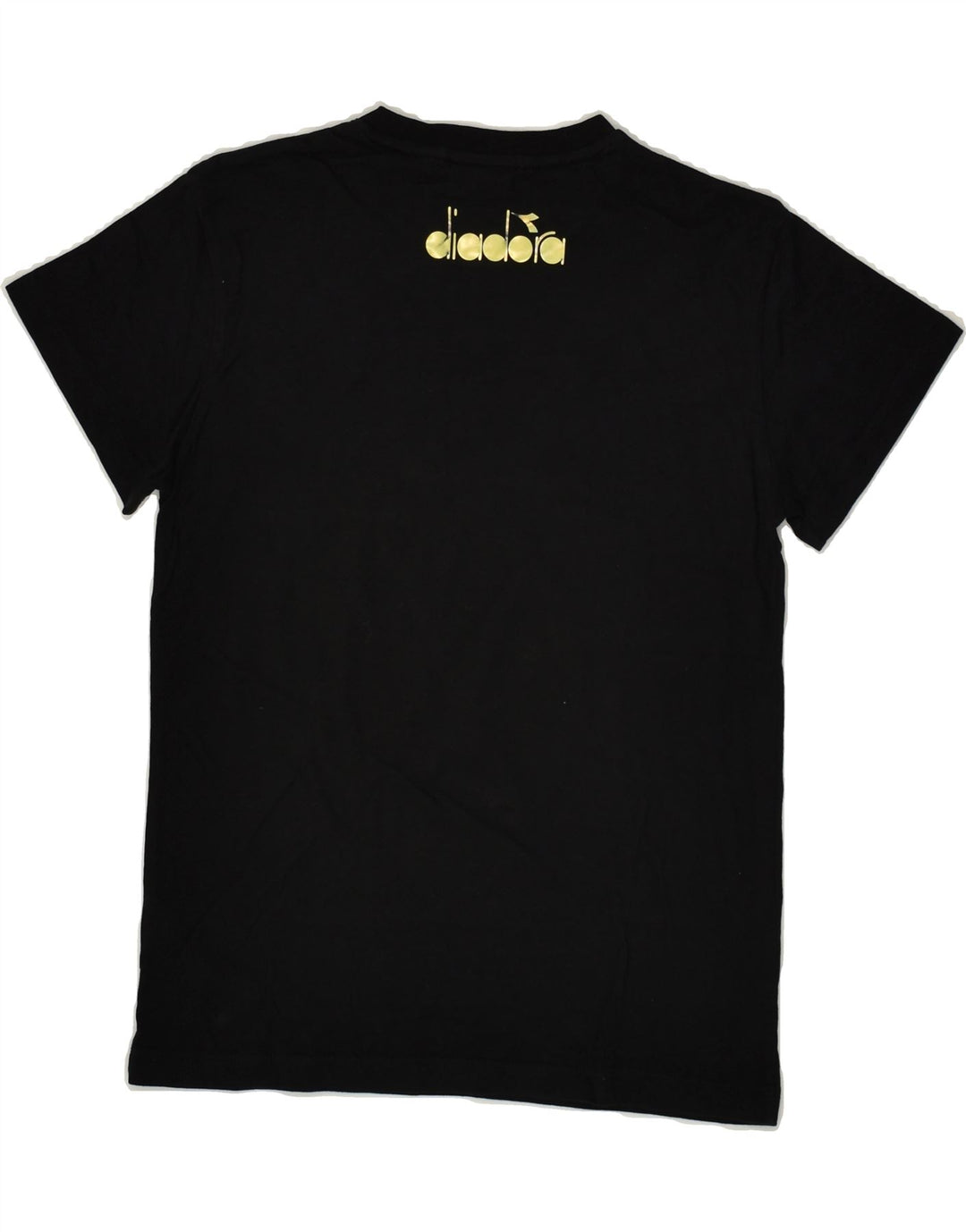 DIADORA Boys Graphic T-Shirt Top 11-12 Years Black Cotton | Vintage Diadora | Thrift | Second-Hand Diadora | Used Clothing | Messina Hembry 