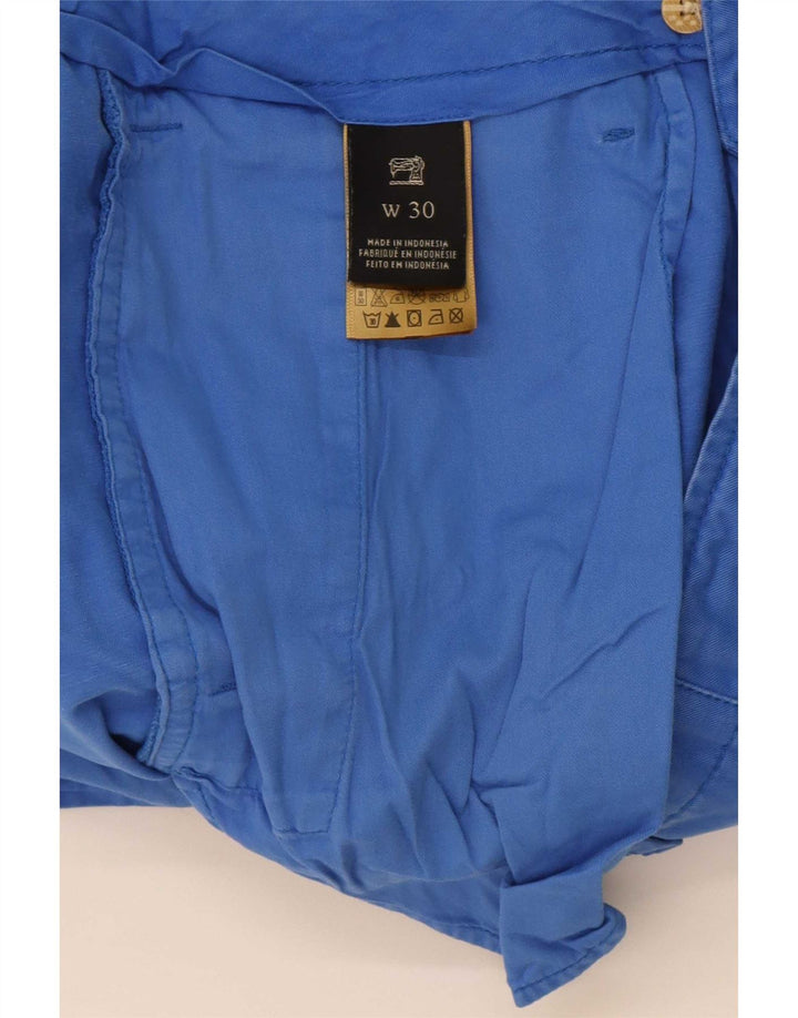 Мужские шорты чинос Scotch & Soda W30, средний синий хлопок
