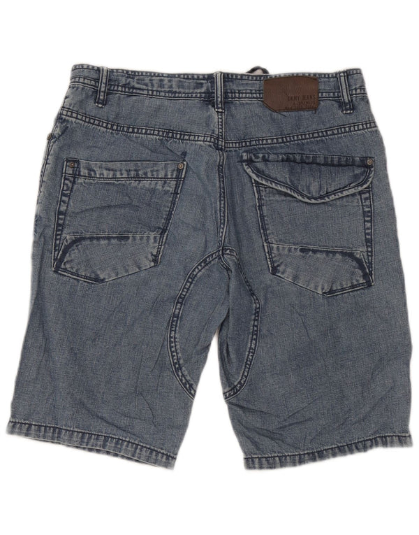 Dkny Mens Denim Shorts W31 Medium  Blue Cotton