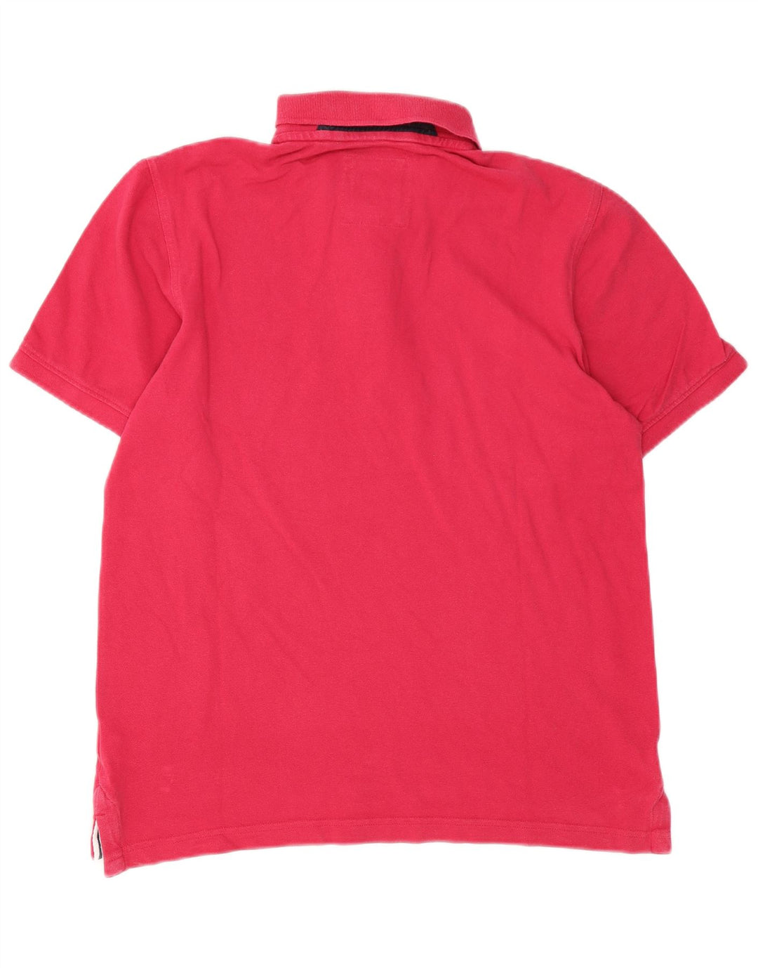 Crew Clothing Мужская рубашка поло из хлопка среднего розового цвета
