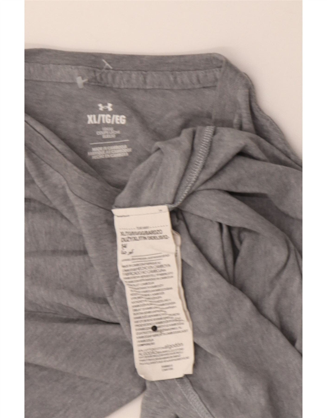 Мужская футболка Under Armour Top XL, серый хлопок в крапинку