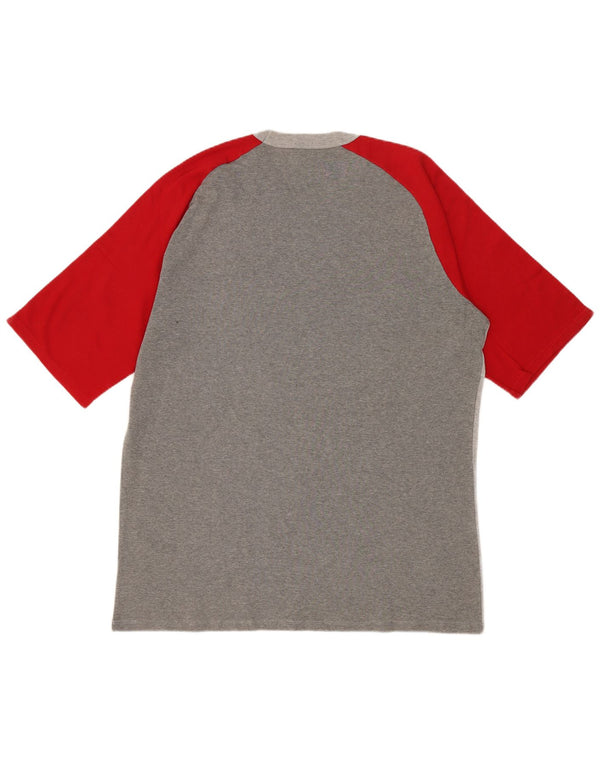 BENETTON Мужская футболка Top Medium Grey Colourblock