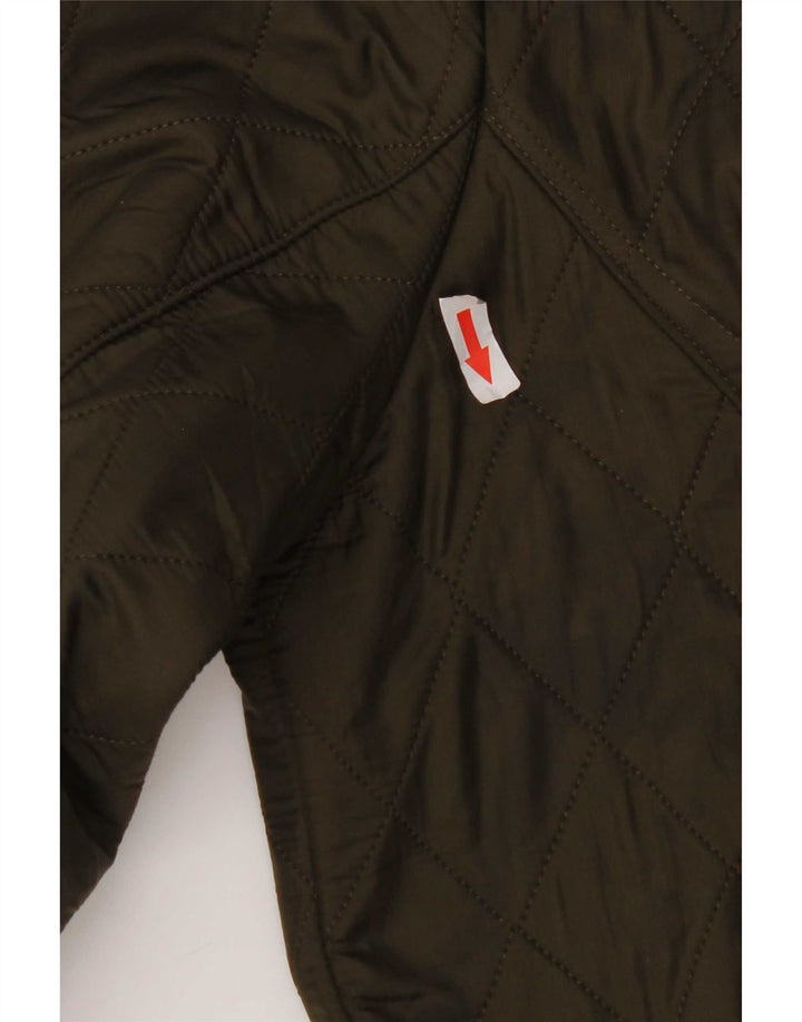 Женская стеганая куртка Barbour UK 16, большой цвет хаки
